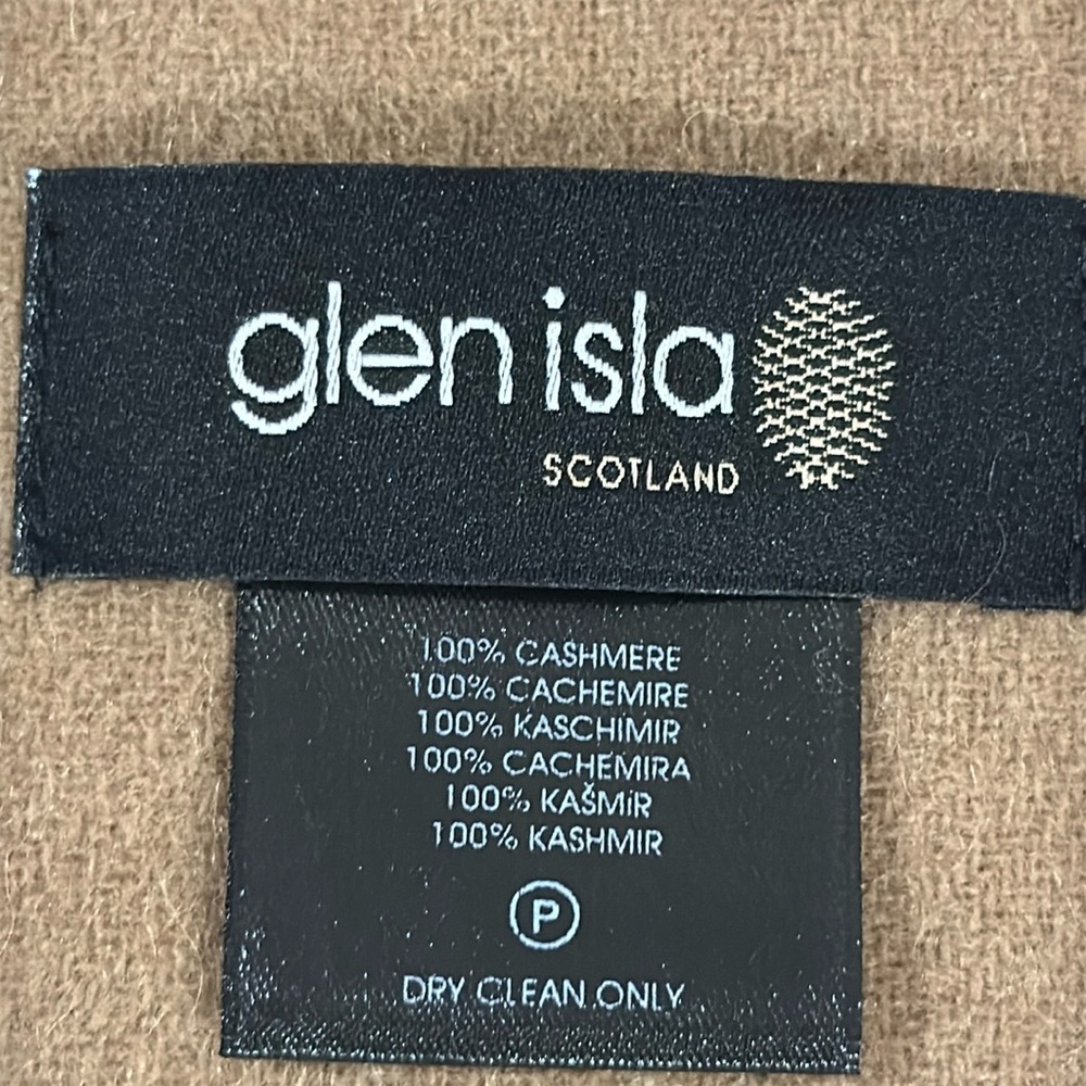 Glen Isla 100% Cashmere Scarf Reversible - Picture 4 of 5